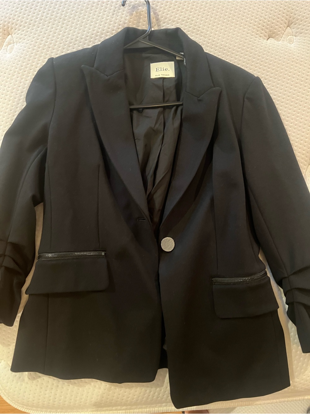 Elie Tahari Black Women's Blazer Jacket